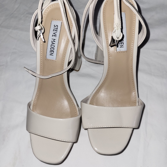 Steve Madden Shoes - Steve Madden Women's Beige Strappy Heels
